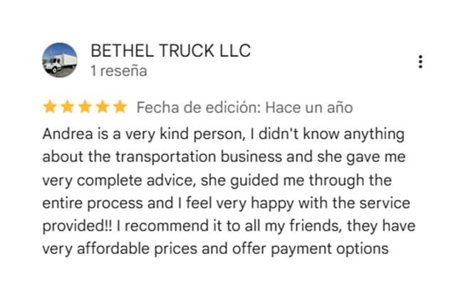  Reseña_BethelTruckLLC 